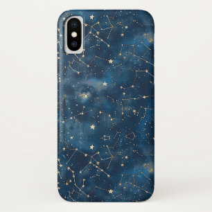 Mystieke Teal Gouden Kosmische Sterren Nevel Case-Mate iPhone Case