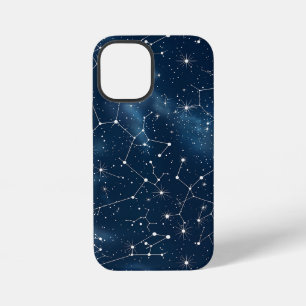 Mystieke Teal Witte Kosmische Sterren Nevel iPhone 12 Mini Hoesje