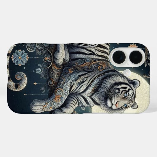Mystieke Tijger Case-Mate iPhone Case (Achterkant (horizontaal))