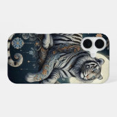 Mystieke Tijger iPhone 16 Hoesje (Achterkant horizontaal)