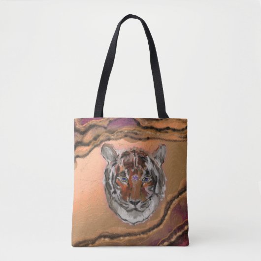 Mystieke Tijger Tote Bag (Voorkant)