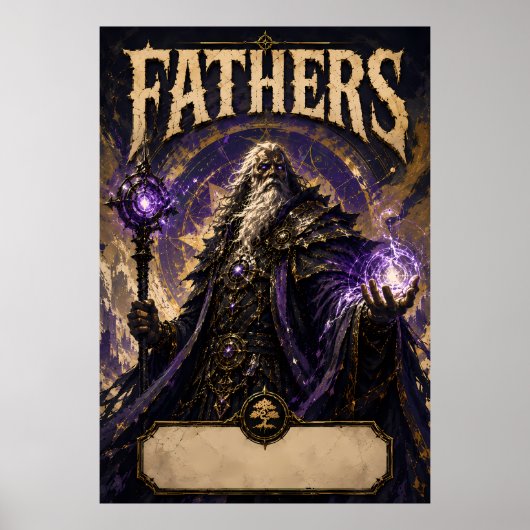 Mystieke Tovenaar Vader Poster (Voorkant)
