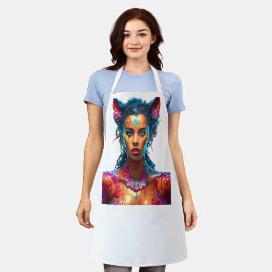 mystieke tovenares schort (Gedragen)