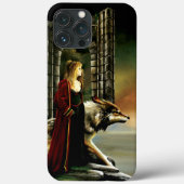 Mystieke Tovenares Wolf Bewaker Steen Portaal Case-Mate iPhone Case (Achterkant)