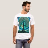 Mystieke Tree of Life Moonlit T-shirt (Voorkant volledig)