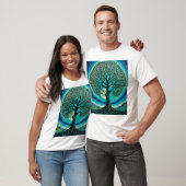 Mystieke Tree of Life Moonlit T-shirt (Unisex)