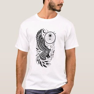 Mystieke Tribale Adelaar Droomvanger Geest T-shirt
