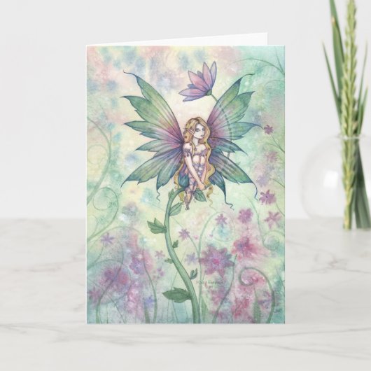 Mystieke Tuin Bloem Fee Kaart (Voorkant)