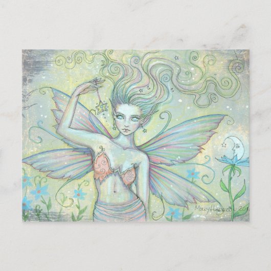 Mystieke Tuin Elf Postkaart (Voorkant)