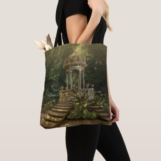 Mystieke Tuin Trap Canvas tas (Dichtbij)