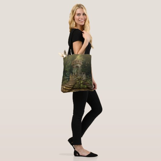 Mystieke Tuin Trap Canvas tas (Op model)