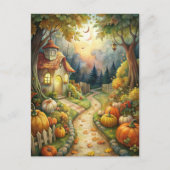 Mystieke Tuin Welkom Herfst Feestdagenkaart (Voorkant)