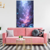 Mystieke Twilight Forest Gorge Canvas Afdruk (Insitu (Woonkamer))