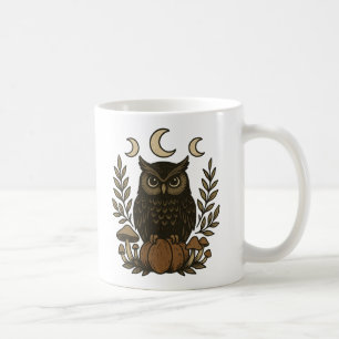 Mystieke Uil Maan Fasen Mok – Witchy Woodland