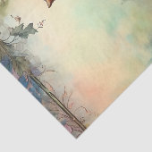 Mystieke Uil Misty Italianate Building Decoupage Tissuepapier (Detail)