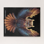 Mystieke Uil van Licht Legpuzzel (Horizontaal)