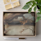 Mystieke uilen Sepia Style Decoupage Tissuepapier (Geschenk)