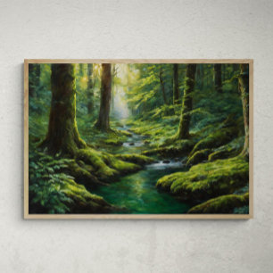 Mystieke uitstraling: Een riviertocht door de E Poster