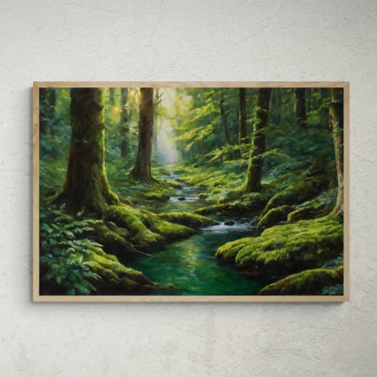 Mystieke uitstraling: Een riviertocht door de E Poster