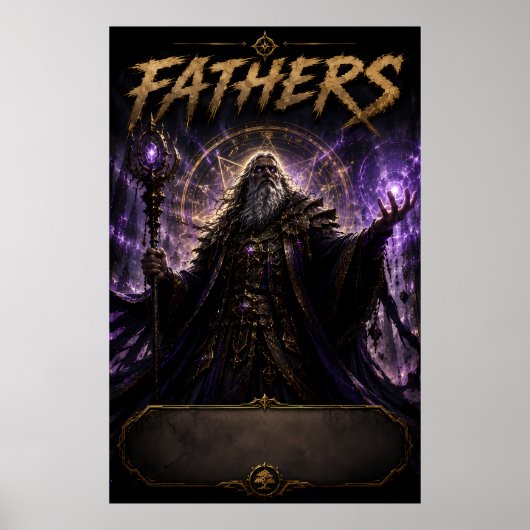Mystieke Vader Tovenaar Poster (Voorkant)