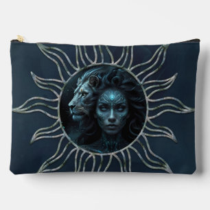 Mystieke verbinding, mystieke vrouw en de leeuw. etui