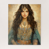 Mystieke versieringen: Gouden schoonheid Legpuzzel (Verticaal)