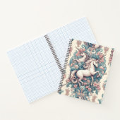 Mystieke Victoriaans Eenhoorns: Betoverde Bloemen Notitieboek (Binnen)