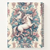 Mystieke Victoriaans Eenhoorns: Betoverde Bloemen Notitieboek (Achterkant)