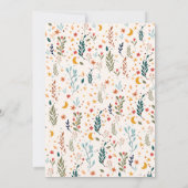 Mystieke vintage bruiloft uitnodiging (Achterkant)