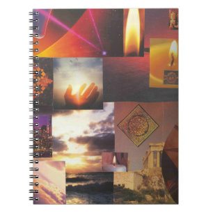 Mystieke Visions Collage Spiraal Notitieboek