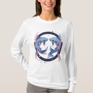 Mystieke Vissen Dierenriem Kunst T-shirt