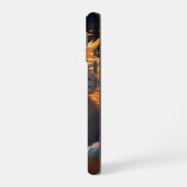 Mystieke vlam kat bekend iPhone 16 hoesje (Linkerkant)
