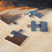 Mystieke vlam kat bekend legpuzzel (Zijkant)