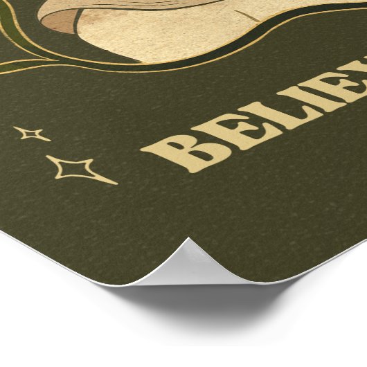 Mystieke Vlinder Tuin Poster (Hoek)