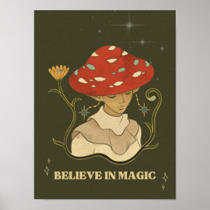 Mystieke Vlinder Tuin Poster