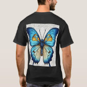 Mystieke vlindersterrenbeeld T-Shir T-shirt (Achterkant)