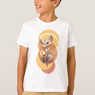 Mystieke Vossen Geest Gouden Licht Kinderen T-shirt