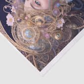 Mystieke Vrouw Decoupage Weefseldocument Tissuepapier (Detail)