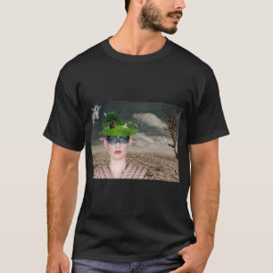 Mystieke vrouw in de woestijn Natuur T-shirt