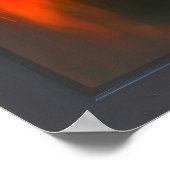 Mystieke vrouw in neonkleuren poster (Hoek)