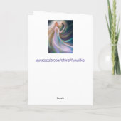 mystieke vrouw met parelmoerhuid kaart (Achterkant)