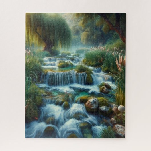 Mystieke waterval legpuzzel (Verticaal)