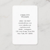 Mystieke waterval visitekaartje (Achterkant)