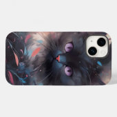 Mystieke Waterverf Black Cat | Schattigee kat Case-Mate iPhone Case (Achterkant (horizontaal))