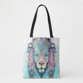 Mystieke Waterverf Lion Canvas tas