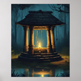 MYSTIEKE WENSWELL PIT ART POSTER