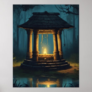 MYSTIEKE WENSWELL PIT ART POSTER