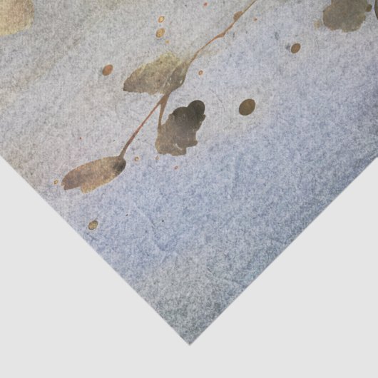 Mystieke White Poppies Decoupage Tissue Paper Tissuepapier (Detail)