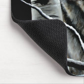 Mystieke Winter Alpha Wolf Berkenbos Wilde Dieren Muismat (Hoek)