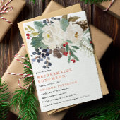 Mystieke Winter | Bruidsmeisjes Lunch Bruiloft V2 Kaart